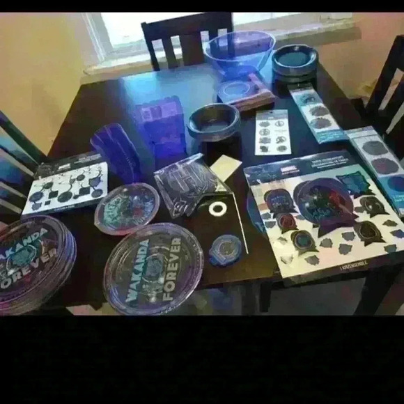 Black panther marvel wakanda forever party birthday decorations Boys Party Decor - Picture 2 of 16